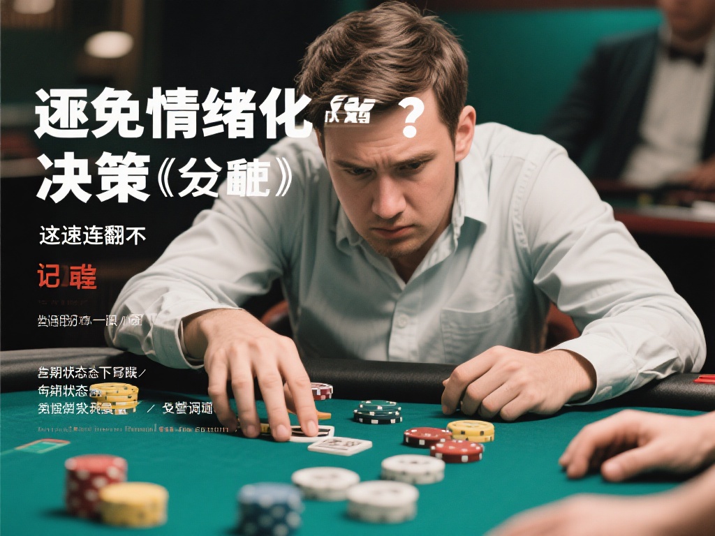 避免情绪化决策：不少人在连输后会急于“翻本”，而数
