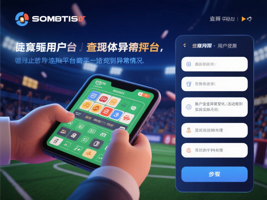 当用户在使用某体育博彩平台时发现异常情况，例如账户