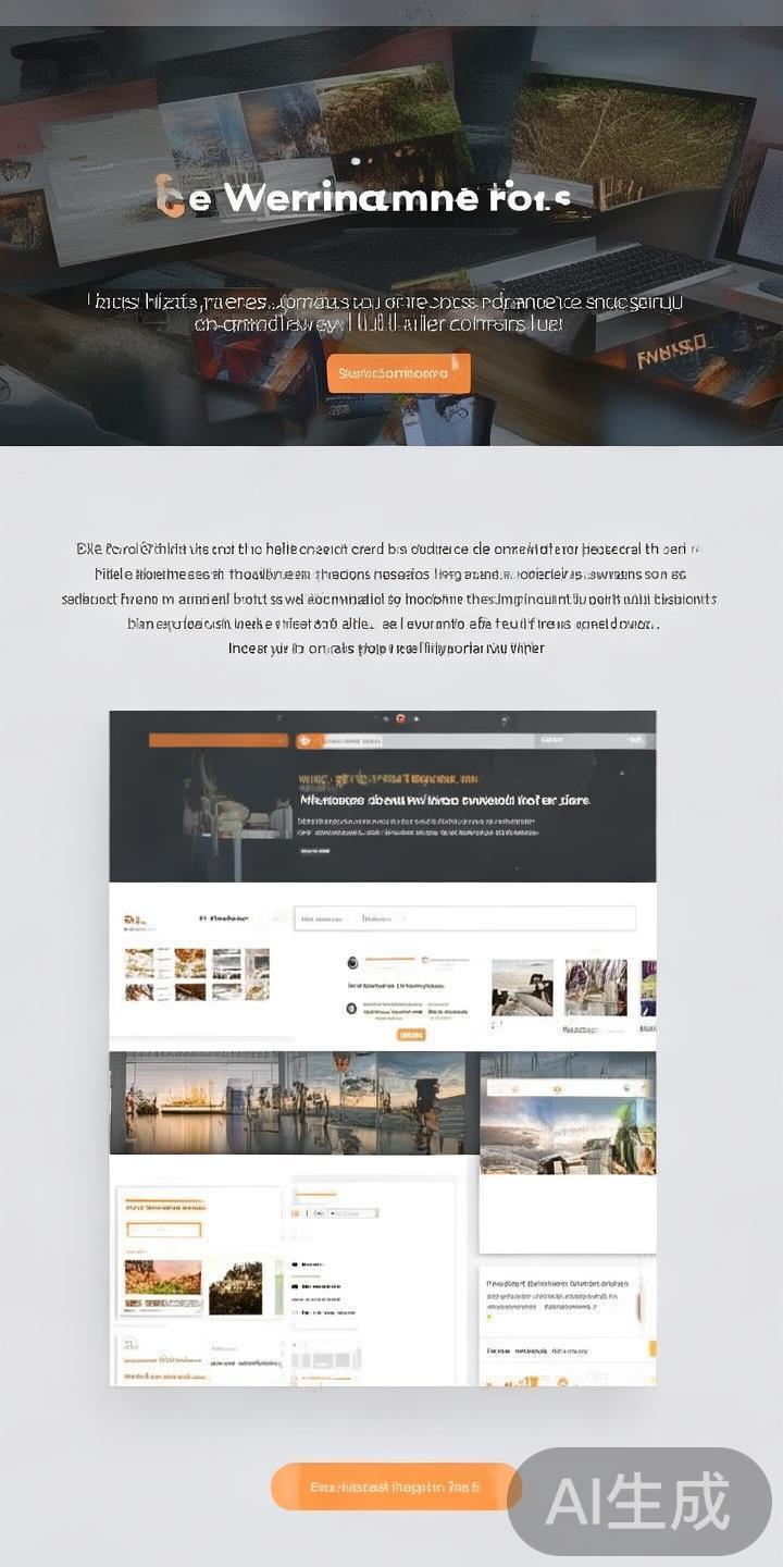 网站入口页面是用户访问平台的第一扇门，关系到整体的